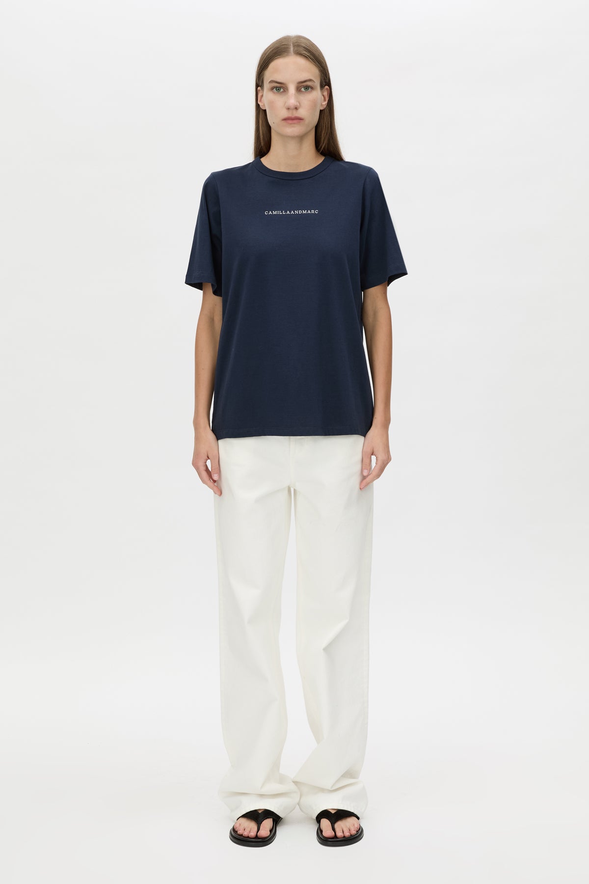 C&M Camilla & Marc Arp Logo Tee | Navy