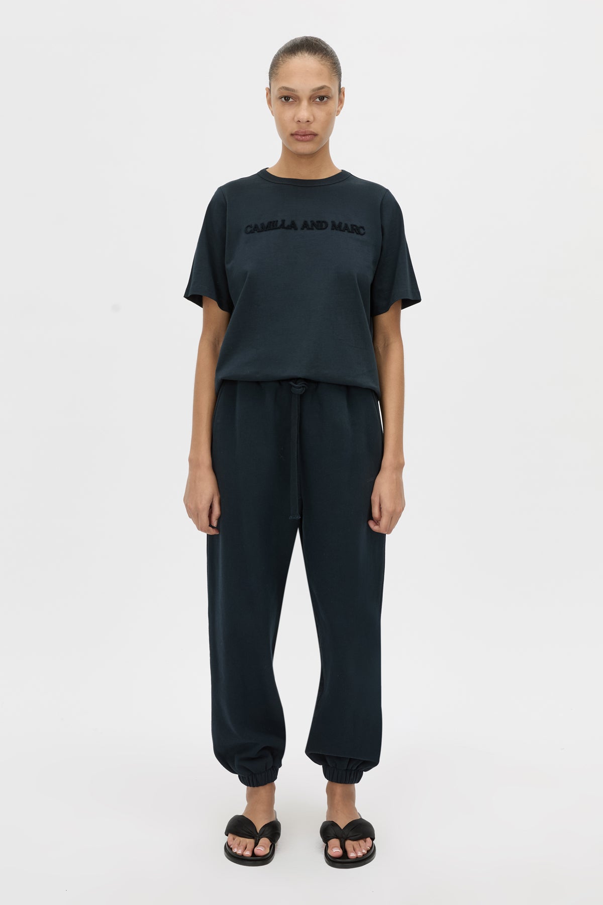 C&M Camilla & Marc Tia Logo Track Pant | Deep Ink