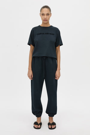 C&M Camilla & Marc Tia Logo Track Pant | Deep Ink