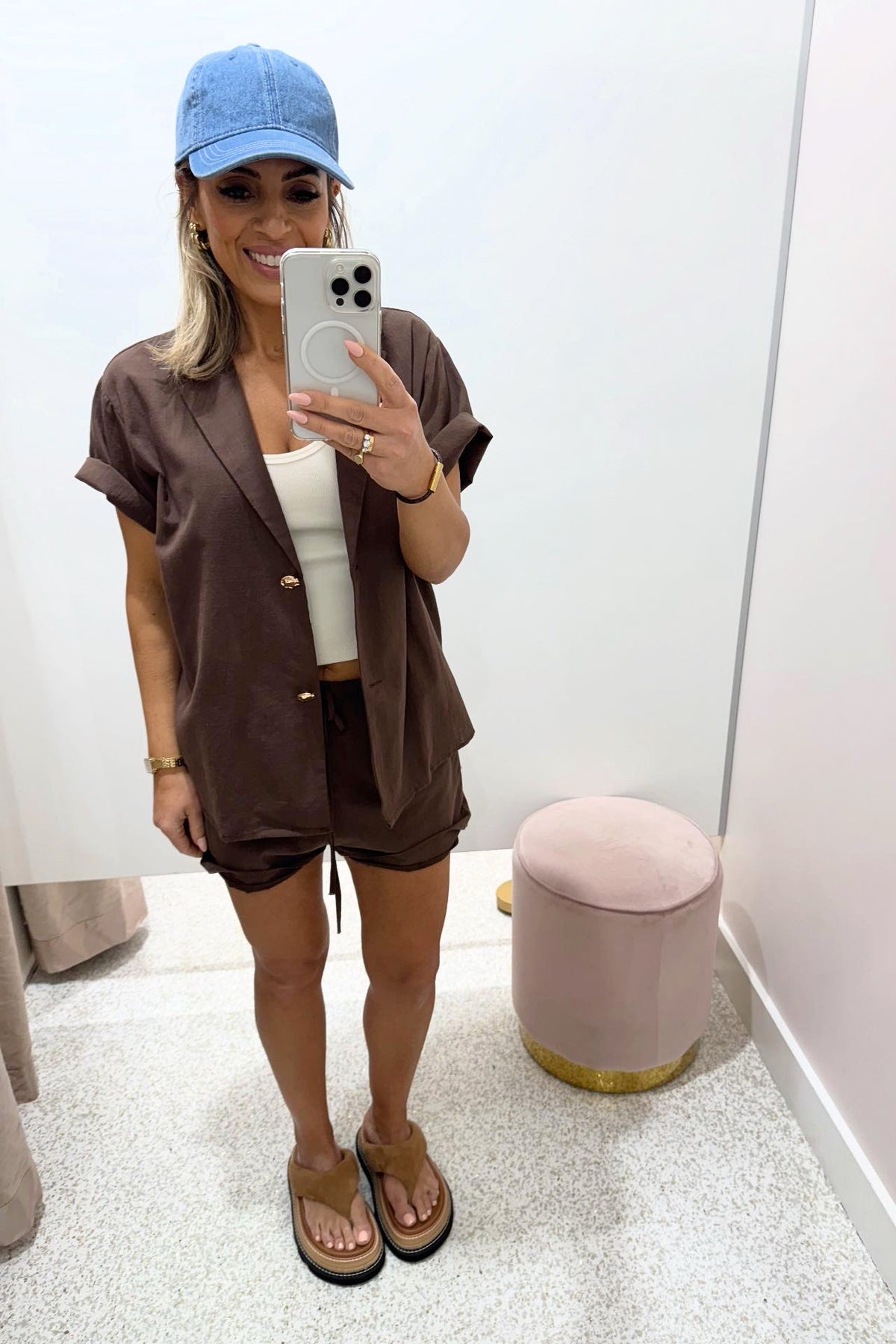 Chosen By Fifi & Annie The Santorini Short Set | Chocolate || BEST SELLER RESTOCKED