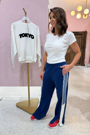 Araminta James Parisienne Trackpant | Estate Blue