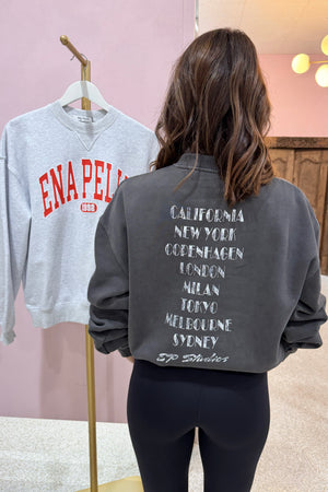 Ena Pelly Pelly Tour Sweatshirt | Smoke