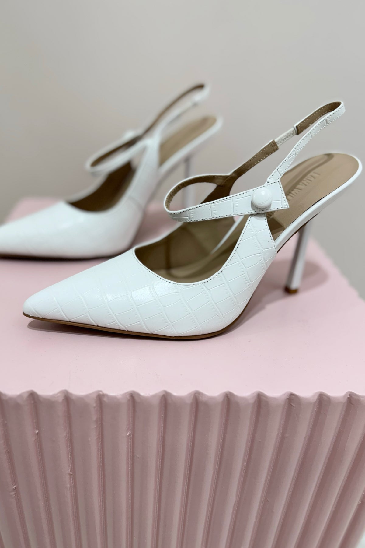By Lana Wilkinson Sophie Mary Jane Heel | White