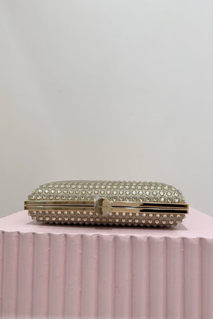 Olga Berg Manuela Hotfix Clutch | Gold