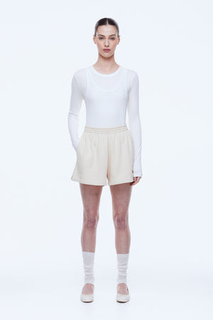Ena Pelly Paris Terry Short | Oat Marle