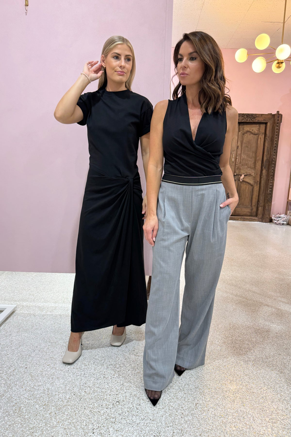 Bec + Bridge Simi Wrap Top | Black