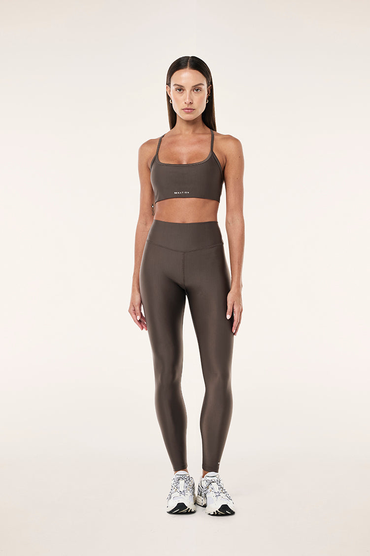 P.E Nation Fairmonte Full Length Legging | Major Brown