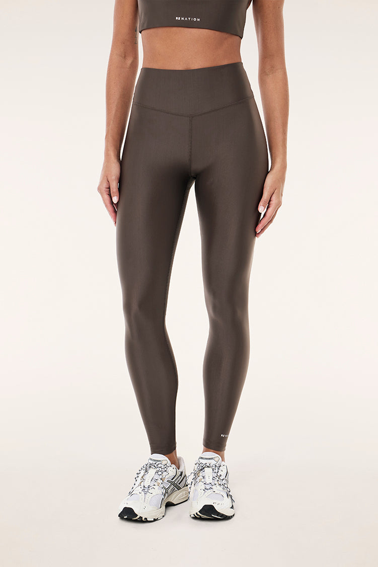 P.E Nation Fairmonte Full Length Legging | Major Brown