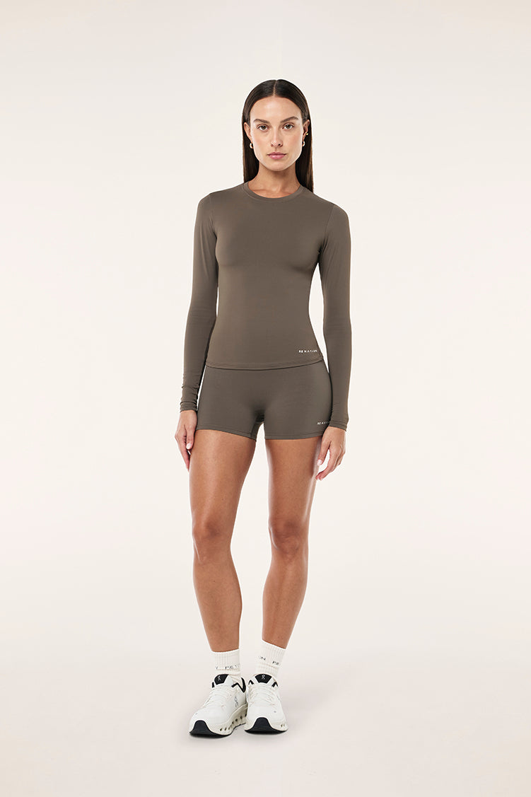 P.E Nation Foundation Long Sleeve Top | Major Brown