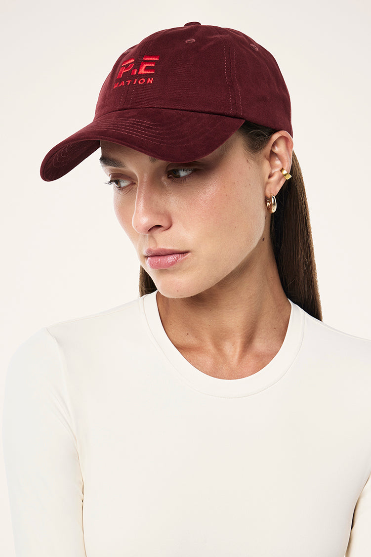 P.E Nation Heads Up Cap | Cabernet / Strawberry