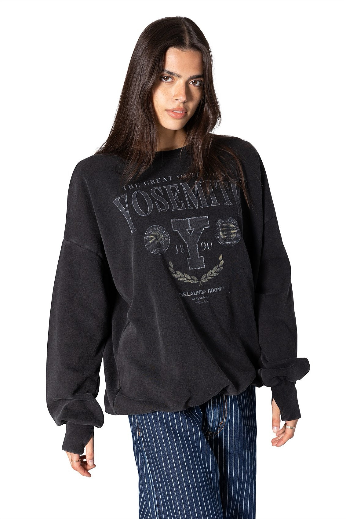 The Laundry Room Team Yosemite Jumper | Black Snow