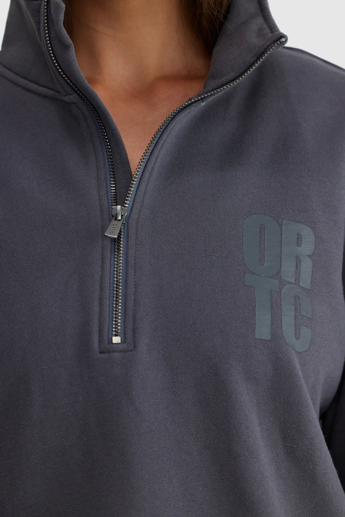 ORTC Isala Quarter Zip Sweater | Charcoal