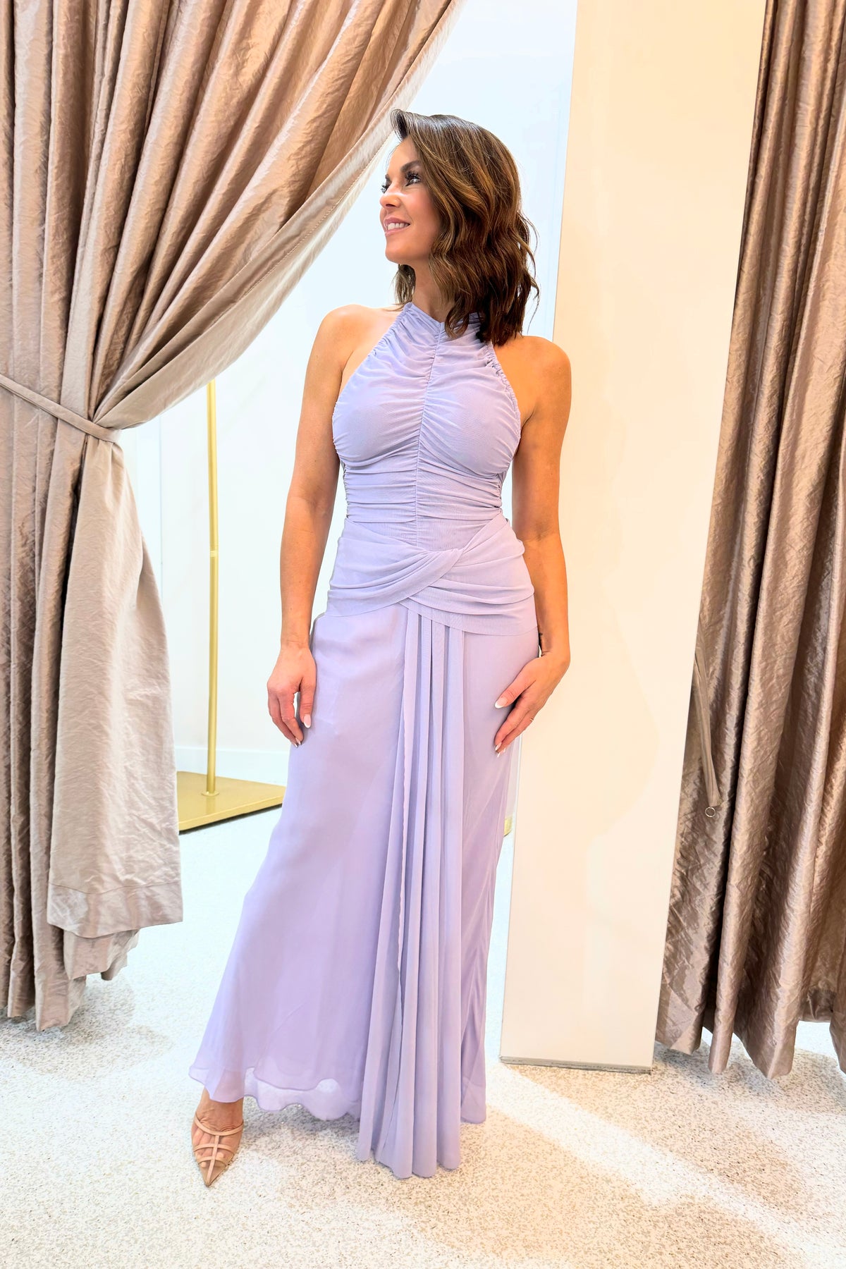 Bec + Bridge Delilah Halter Maxi Dress | Wisteria - Fifi & Annie Bec + Bridge Delilah Halter Maxi Dress | Wisteria - Fifi & Annie