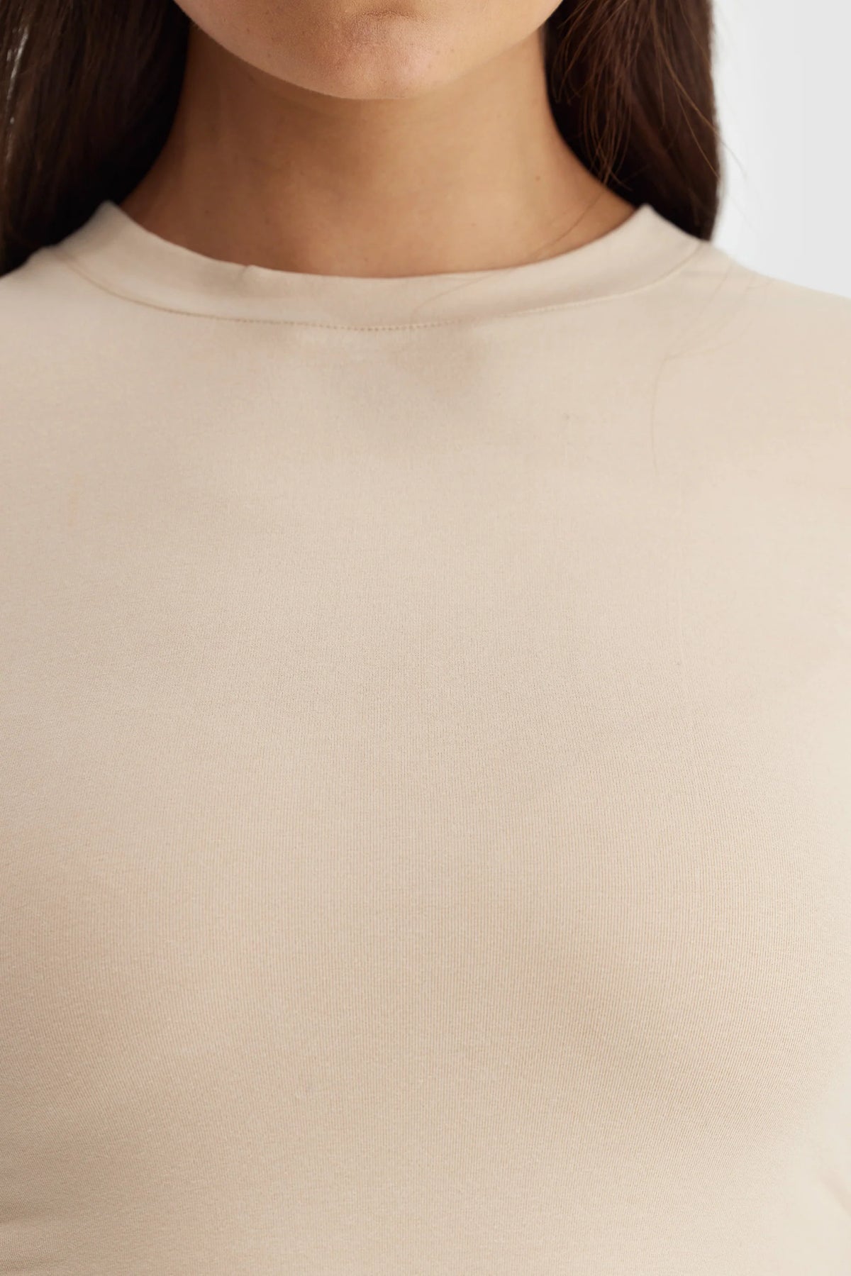 ORTC Evie Fitted T Shirt | Biscotti