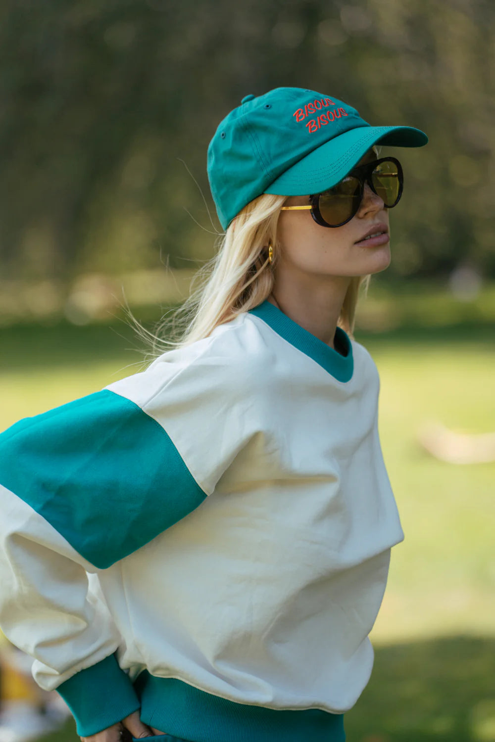 Araminta James Bebe Sweatshirt | Warm White