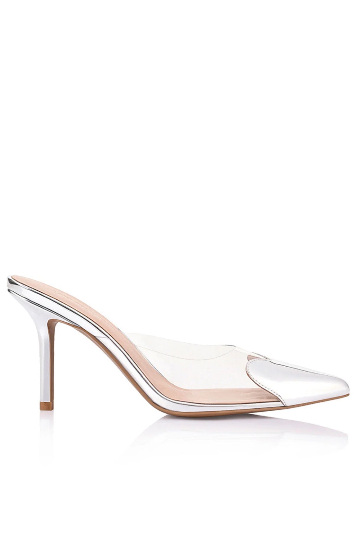 Lana Wilkinson Raquel Stiletto Heel | Silver Mirror