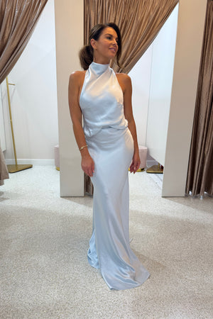 Misha The Cameron Satin Dress | Skywriting