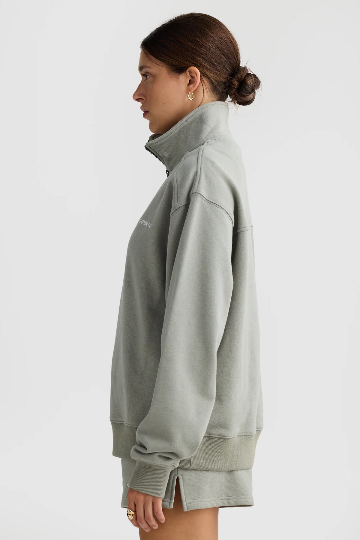 ORTC Lena Quarter Zip | Dusty Olive