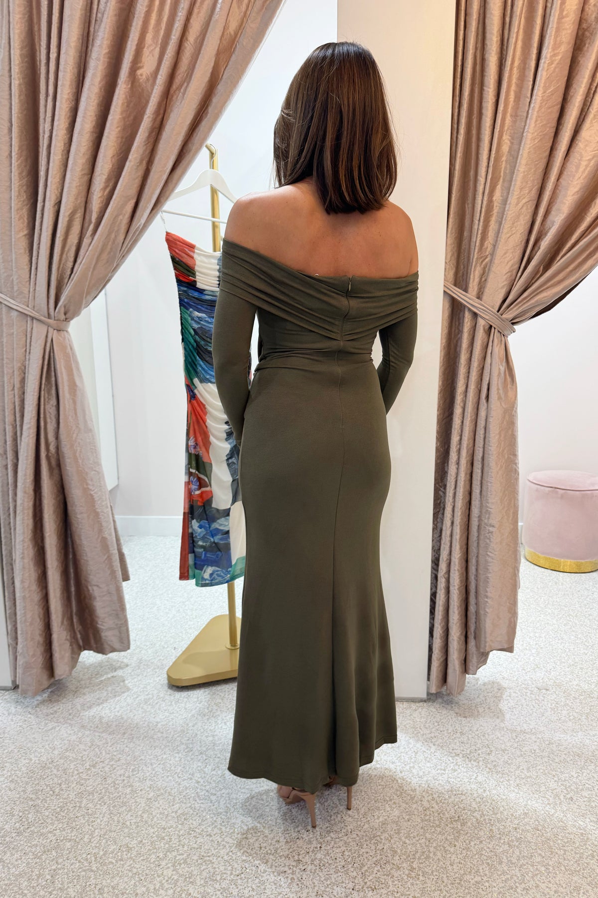 Chosen By Fifi & Annie The Stella Mae Maxi Dress | Olive