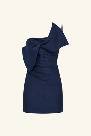 Shona Joy Otis Twist Knot Mini Dress | Midnight
