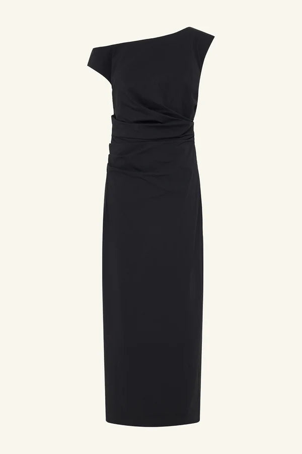 Shona Joy Campbell Off Shoulder Maxi Dress | Black