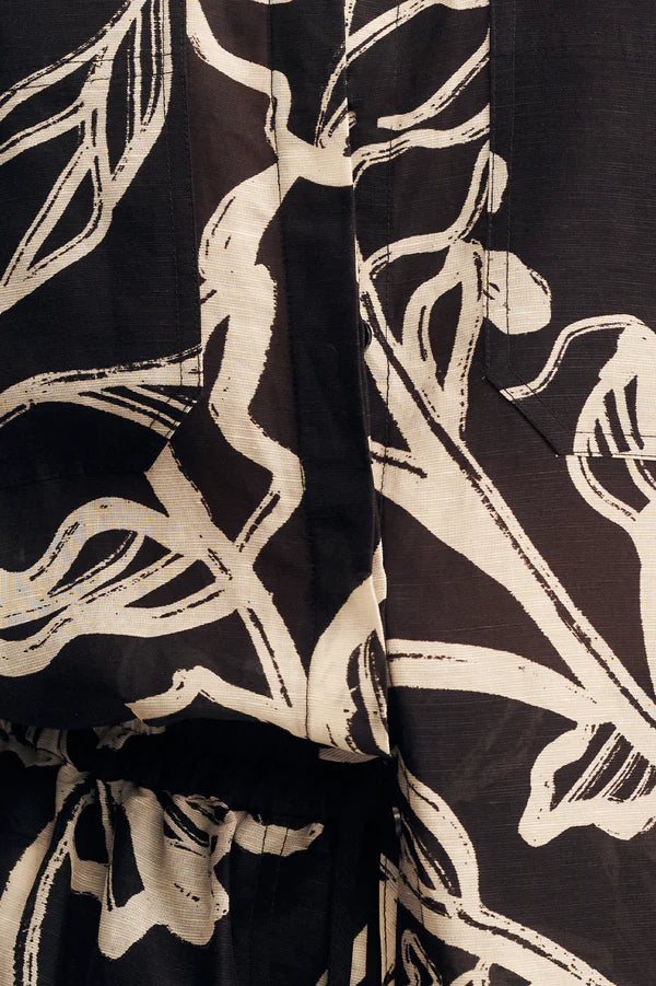 Shona Joy Lila Halter Bubbl Mini Dress | Shadow Bloom