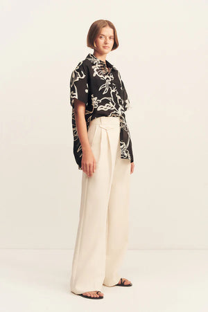 Shona Joy Lila Short Sleeve Shirt | Shadow Bloom