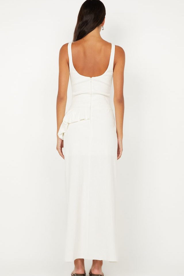 Bec + Bridge Rowena Asym Dress | White