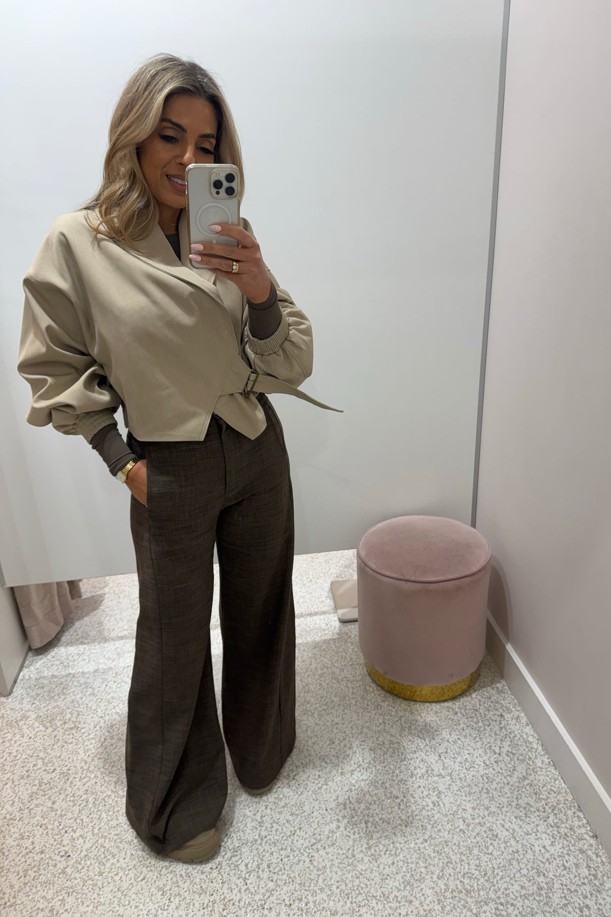 Chosen By Fifi & Annie The Claudia Cropped Trench | Dune