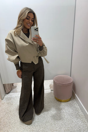 Chosen By Fifi & Annie The Claudia Cropped Trench | Dune
