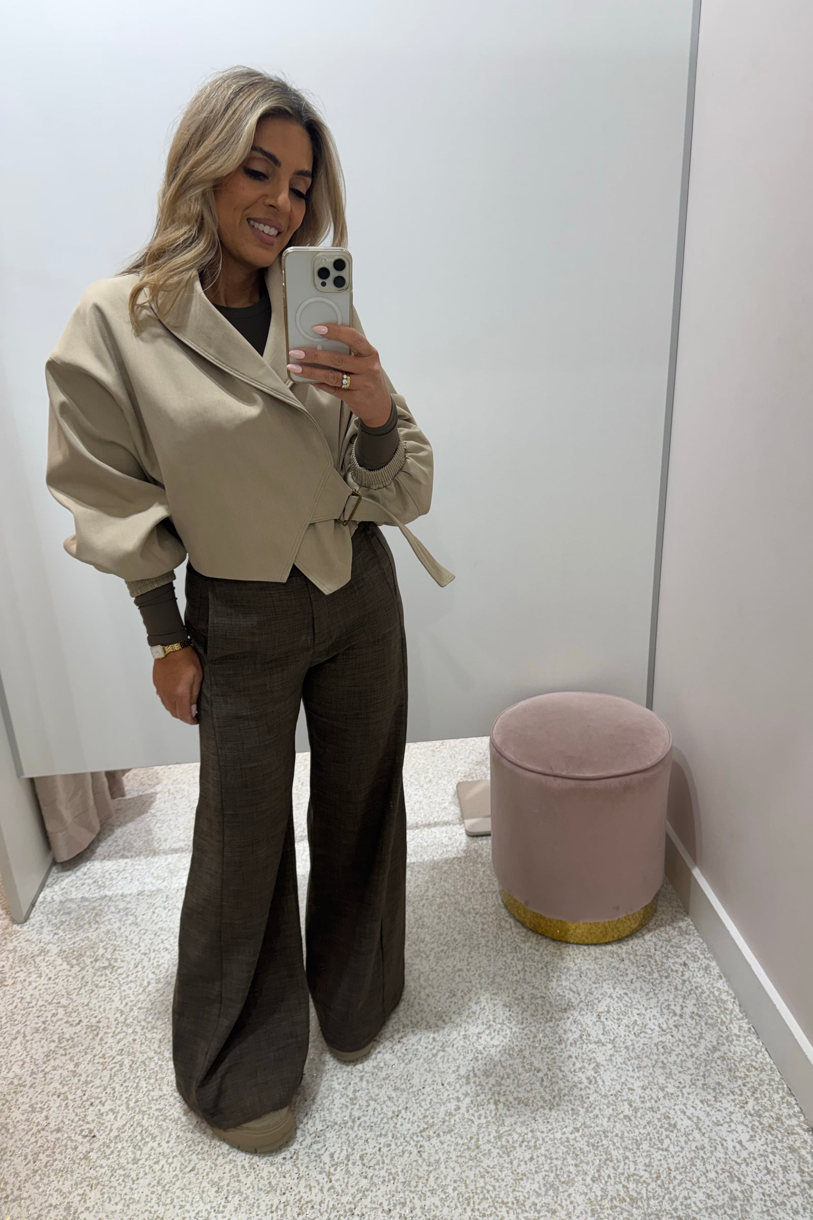 Chosen By Fifi & Annie The Claudia Cropped Trench | Dune
