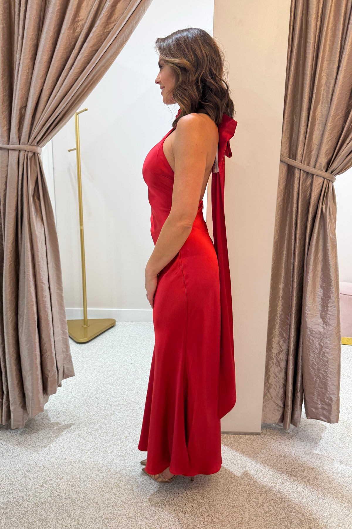 Misha Evianna Dress | Cherry