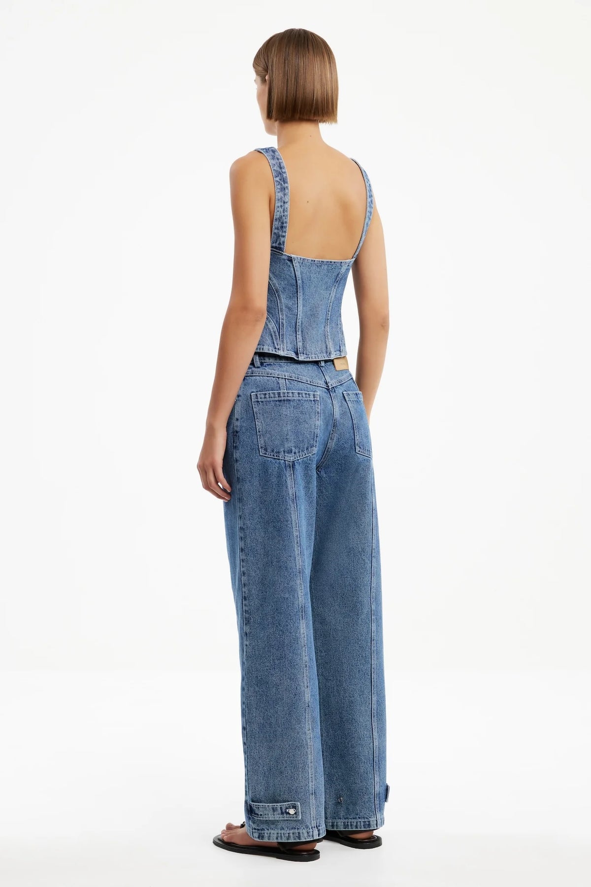 Significant Other Sabrina Top | Washed Indigo