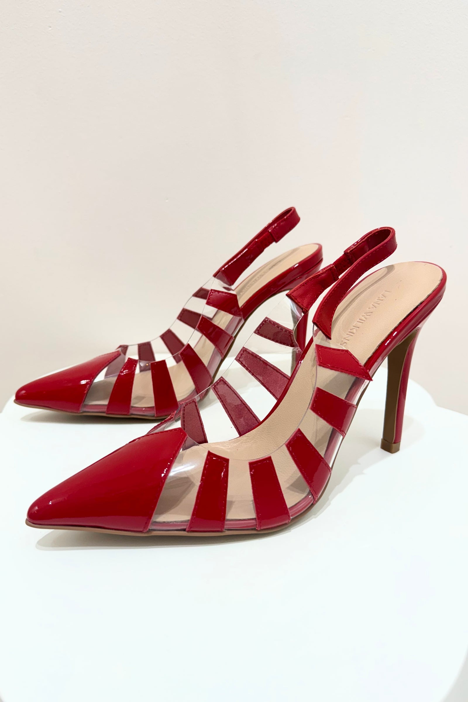 Lana Wilkinson Sasha Slingback Heel | Red