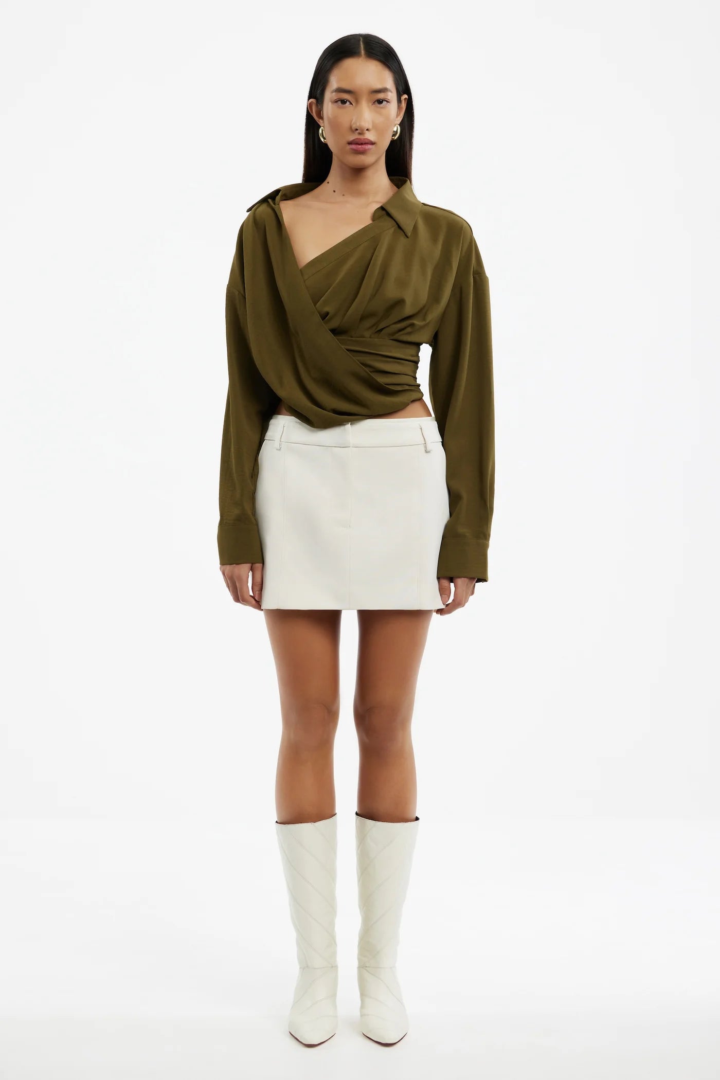 Significant Other Zaina Mini Skirt | Ecru