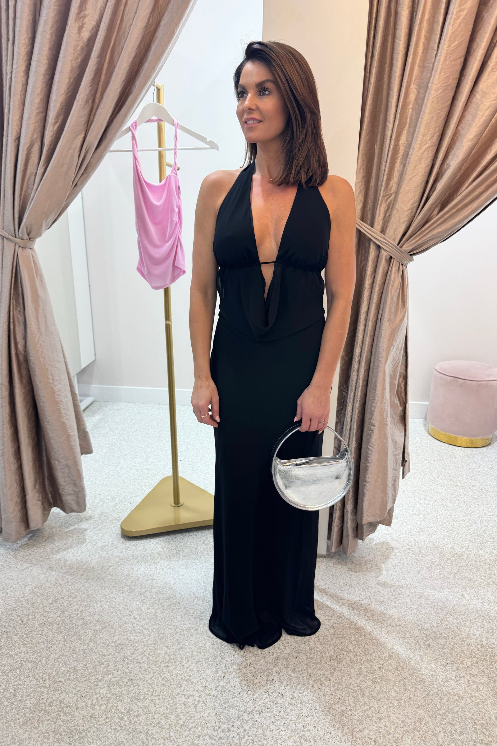 Ownley Magson Maxi Dress | Black