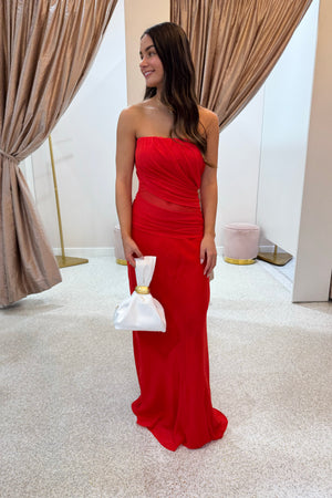 Bec + Bridge Xanthi Strapless Maxi Dress | Flame