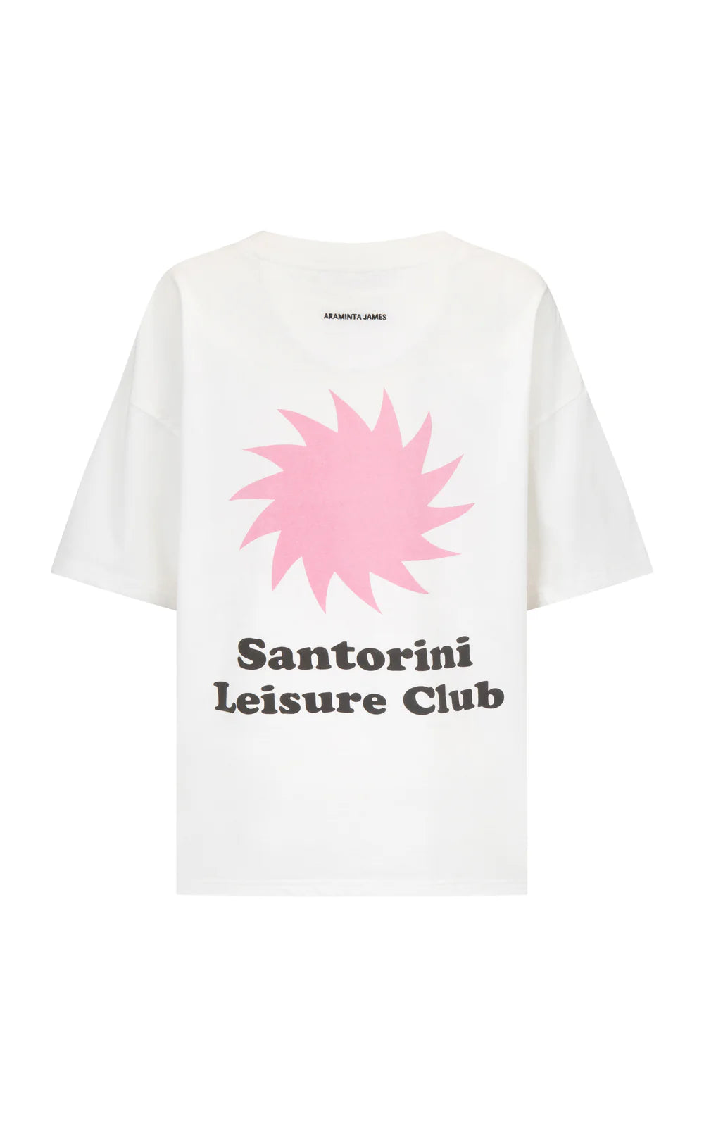 Araminta James Santorini Oversized Tee | Warm White