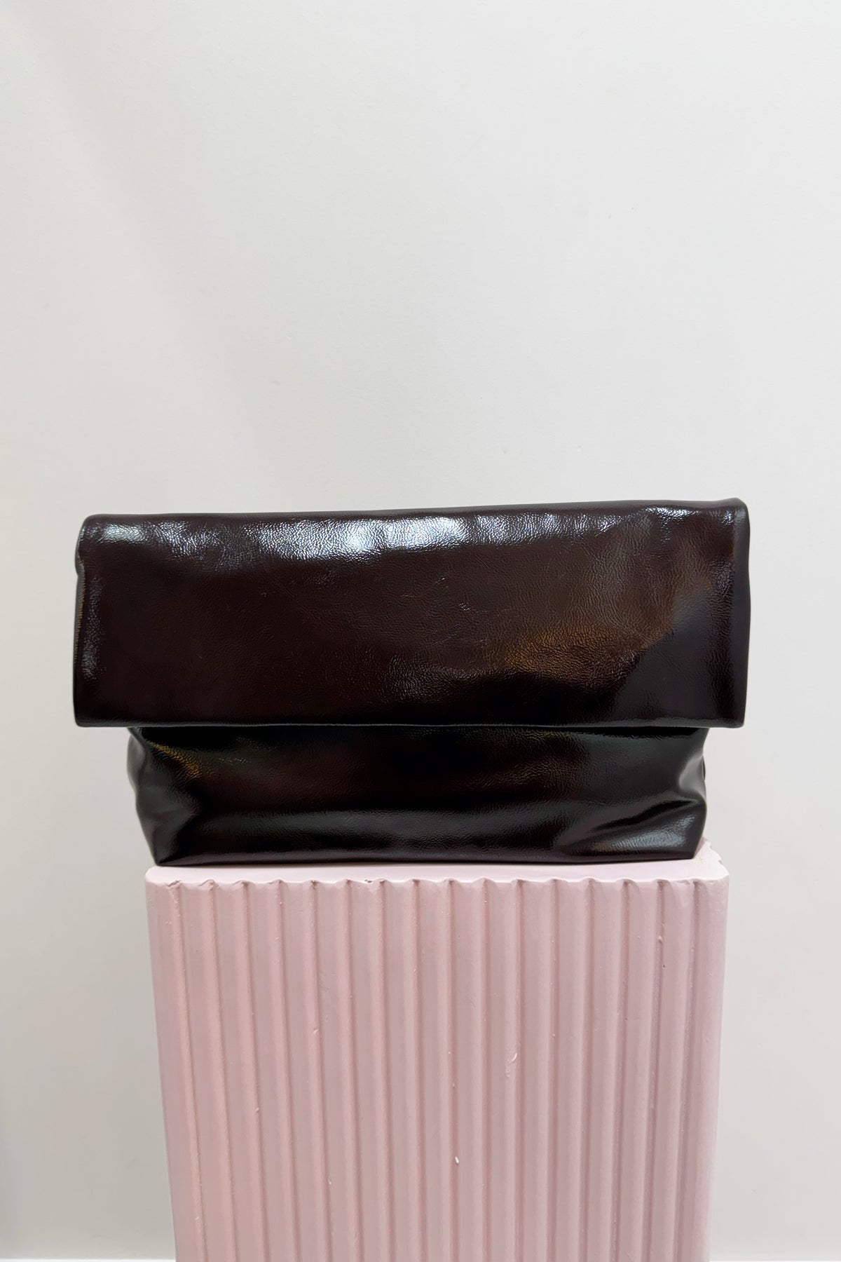 Billini Rylee Clutch Bag | Merlot Crinkle Patent