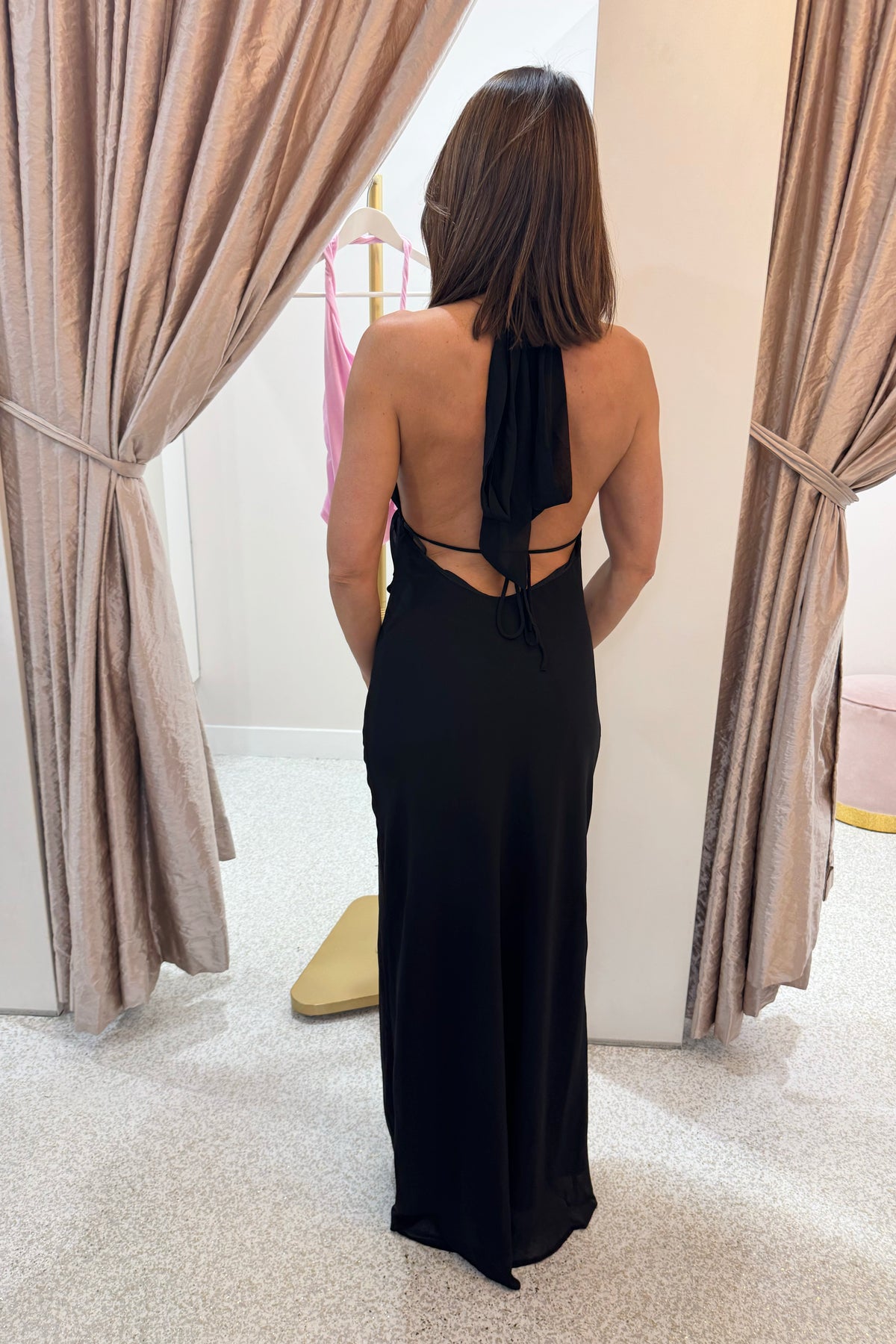 Ownley Magson Maxi Dress | Black