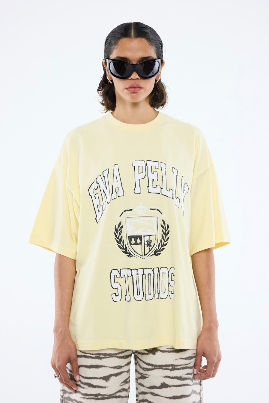 Ena Pelly EP Varsity Tee | Panna Cotta