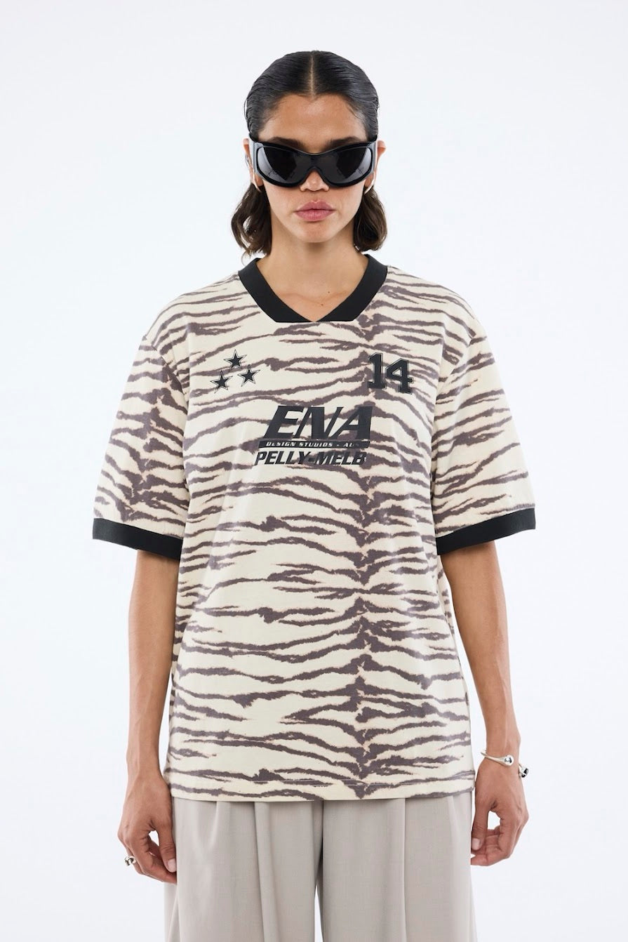 Ena Pelly Tiger Ena Team Tee | Tiger Print