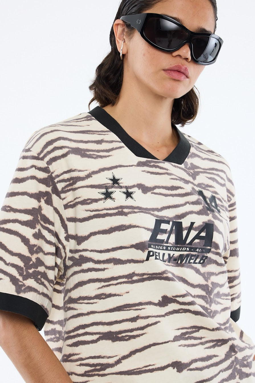 Ena Pelly Tiger Ena Team Tee | Tiger Print