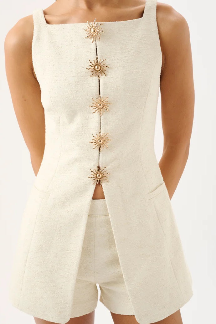 Roame Estella Vest | Ivory