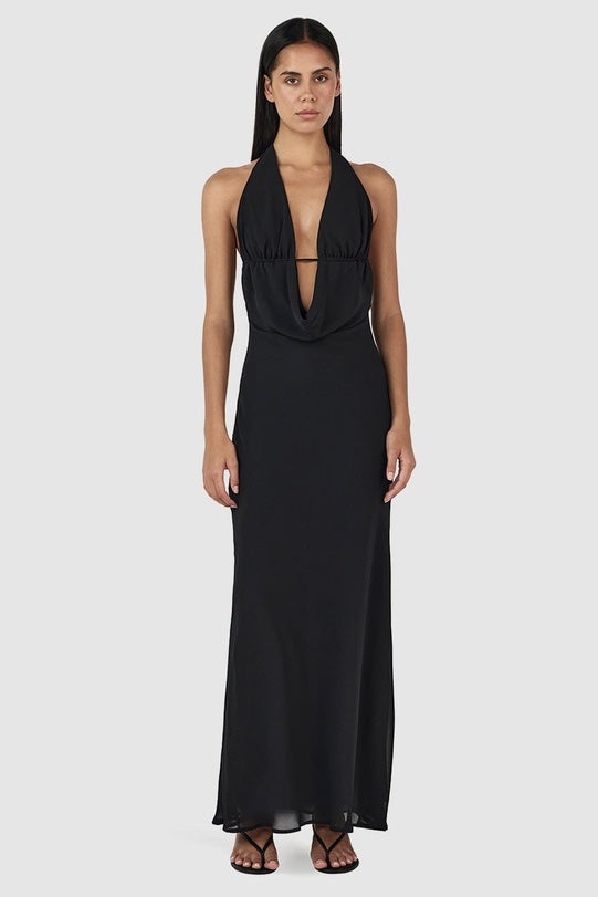 Ownley Magson Maxi Dress | Black