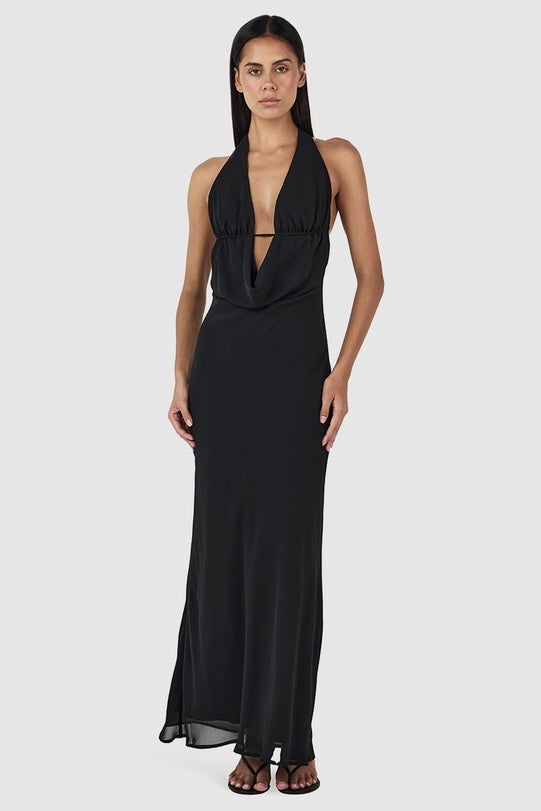 Ownley Magson Maxi Dress | Black