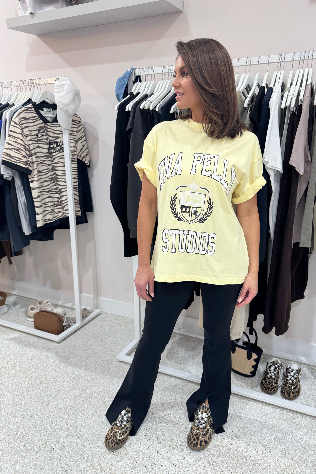 Ena Pelly EP Varsity Tee | Panna Cotta