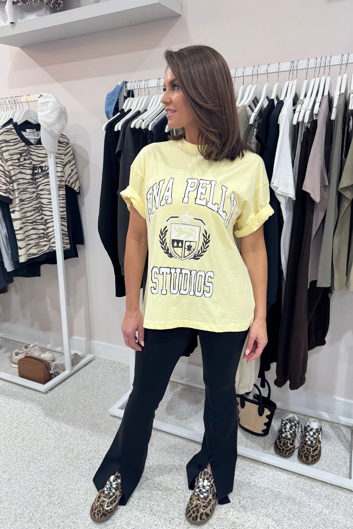 Ena Pelly EP Varsity Tee | Panna Cotta