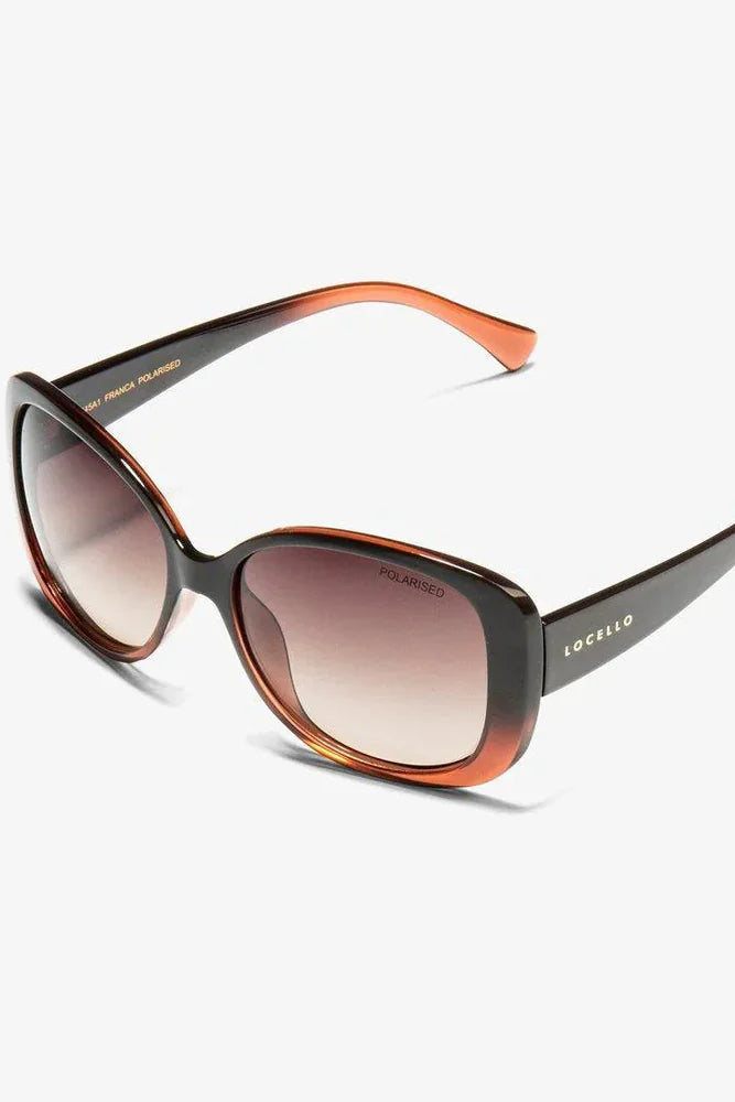 Locello Franca Sunglasses | Crystal Brown