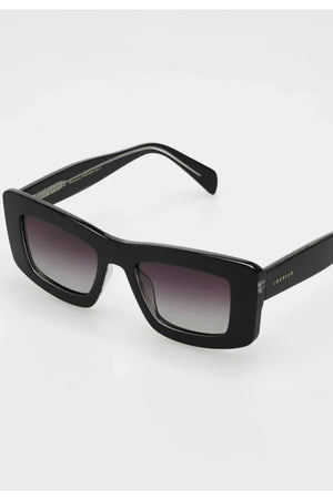 Locello Bailey Sunglasses | Crystal Black Smoke